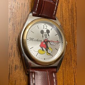 Disney Mickey Watch Working Condition New Battery